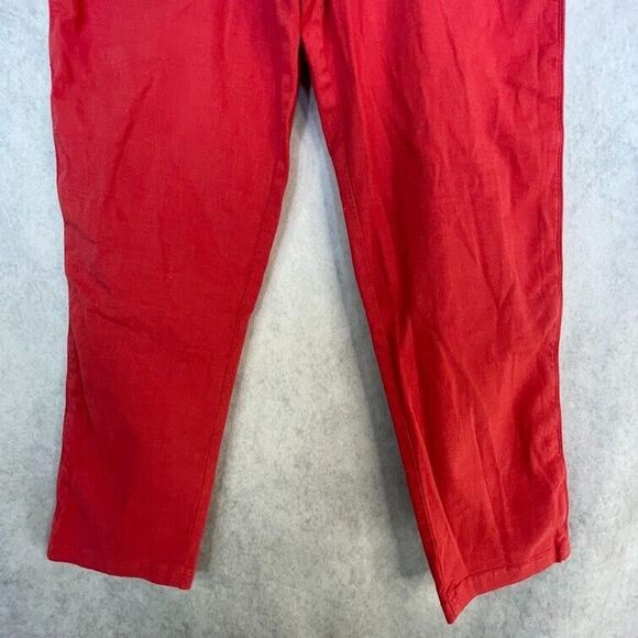 Pistola Womens Jeans Pink High Rise Utility Crop Straight Super Stretch Size 30 - Picture 5 of 16